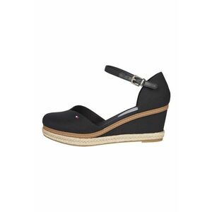 Sandale wedge tip espadrile cu logo imagine