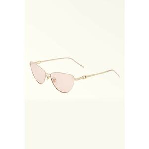 Ochelari de soare cat-eye cu rama metalica imagine