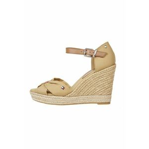 Sandale-espadrile din material textil cu talpa wedge imagine