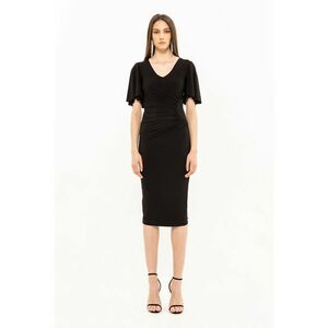 Rochie midi cu maneci evazate imagine