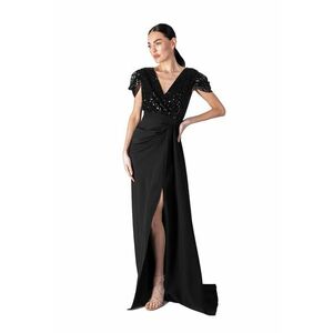 Rochie maxi cu slit lateral imagine