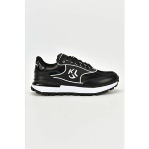 Pantofi sport low-cut cu garnituri de piele imagine