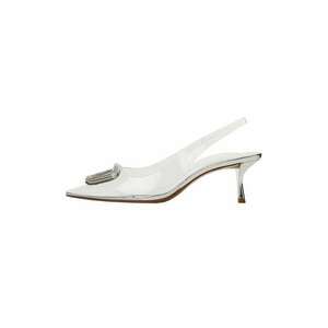 Pantofi slingback cu toc kitten Clear imagine