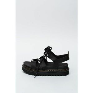 Dr. Martens Sandale de piele femei, culoarea negru, cu platformă imagine