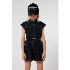 Salopeta scurta denim imagine