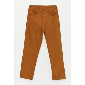 Pantaloni slim fit din amestec de in imagine