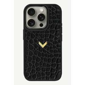 Husa unisex din piele pentru iPhone 15 Pro imagine