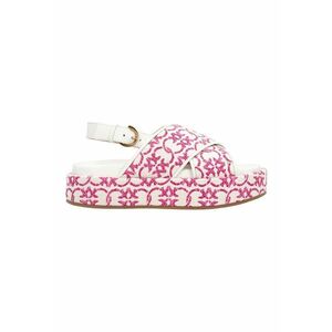 Sandale flatform cu design jacquard imagine