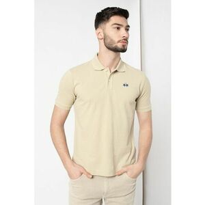 Tricou polo din pique cu broderie logo imagine