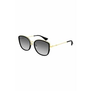 Ochelari de soare cat-eye cu lentile in degrade - Auriu - Negru - imagine