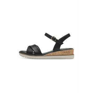 Sandale wedge de piele ecologica imagine