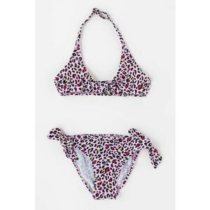 Costum de baie cu animal print - 2 piese imagine