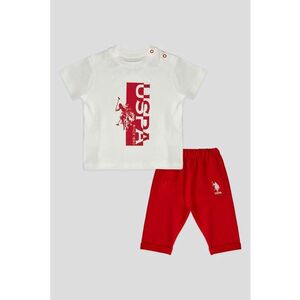 Set de pantaloni si tricou de bumbac - 2 piese imagine