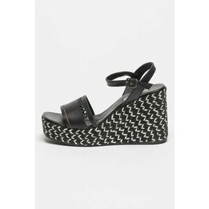 Sandale wedge de piele Gable imagine