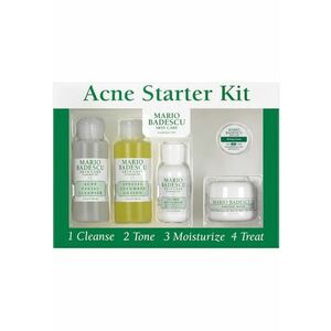 Set Acne Starter Kit: Acne Facial Cleanser - 59ml + Special Cucumber Lotion - 59ml + Oil Free Moisturizer - 29ml + Drying Mask - 14 gr imagine