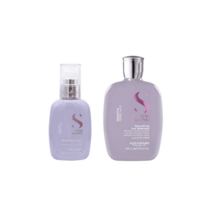 Set pentru netezire Semi Di Lino Sampon 250 ml - Crema pentru netezire 125 ml imagine