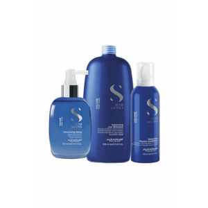 Set pentru par cu volum Volume Magnifying Sampon 1000 ml - Balsam spuma 200 ml - Spray 125 ml imagine