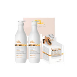 Kit pentru hidratare intensiva Moisture Plus Sampon 1000 ml - Balsam 1000 ml - Lotiune 6x12 ml imagine