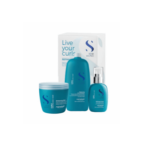 Set pentru par ondulat Curls Sampon 1000 ml - Masca 500 ml - Spray 125 ml imagine