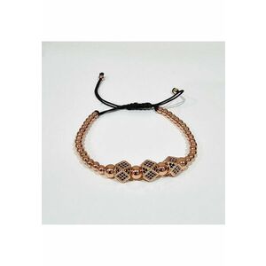 Bratara Charm din otel inoxidabil - Unisex - rose gold - 16-22 cm imagine