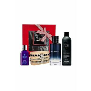 Set Azure Allure - Apa de Parfum Ard al Zaafaran Wild Hunt - 100 ml - Set 3 bratari din otel inoxidabil - onix si zirconiu - Gel de Dus Molton Brown Relaxing Ylang-Ylang - 100 ml - Sampon Alfaparf Rebalancing Low Shampoo Blends of Many - 250 ml imagine