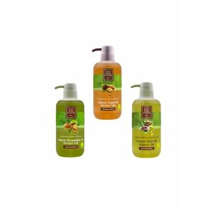 Set Eyup Sabri Tuncer Gel de dus Olive Oil 600 ml - Gel de dus Macadamia 600 ml - Gel de dus Argan 600 ml imagine