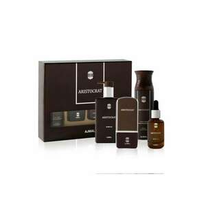 Set Apa de parfum Aristocrat - Barbati - 75 ml + Deodorant spray 200 ml - Ulei barba 30 ml + Gel de dus 200 ml imagine