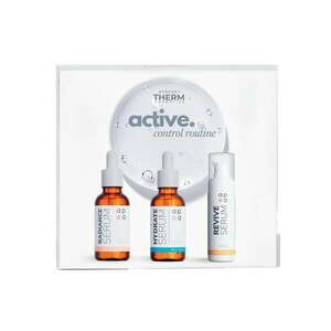 Set Active Control Routine - Serum Radiance Vitamina C Lipozomala - 30 ml - Ser Hidratant Acid Hialuronic - 30 ml - Serum Revive Retinal 0.05% - 30 ml imagine