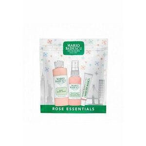 Set ingrijire ten Rose Essentials - Spray facial Facial Spray - 59 ml + Balsam de buze Rose Lip Balm - 10 g + Gelul de dus Rose Body Soap - 118 ml imagine