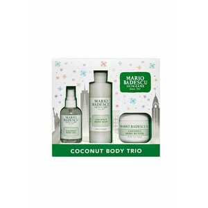 Set ingrijire corp Coconut Body Trio - Unt de corp Coconut Body Butter - 113 g + Gel de dus Coconut Body Soap - 236 ml + Ulei de corp Coconut Body Oil - 100 ml imagine