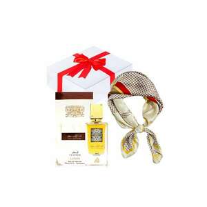 Set Essence&Shawl Apa de parfum Ana Abiyedh Leather 100 ml + esarfa satinata + cutie cadou cu funda imagine