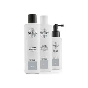 Kit impotriva caderii parului natural System 1 - 300 ml+300 ml+100 ml imagine