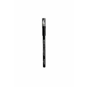 Creion de ochi Khol&Contour cu ascutitoare 01 Black - 1.14 g imagine