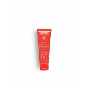 Crema-gel colorata cu protectie solara SPF50 si textura lejera - Bee Sun Safe 50 ml imagine