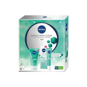 Set cadou: Tratament exfoliant pentru noapte Derma Skin Clear - 40 ml + Scrub Nivea Derma Skin Clear - 150 ml imagine