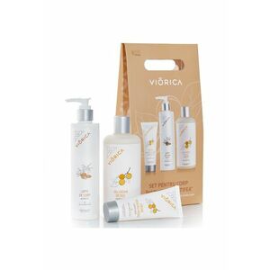 Set nr.4 pentru corp - Ingrijire minutioasa: Sapun cremos - 400 ml & Crema pentru maini - 75 ml & Crema reparatoare pentru calcaie - 75 ml imagine