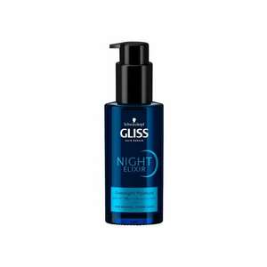 Ser tratament pentru par normal spre uscat - Schwarzkopf Night Elixir Overnight Moisture - 100ml imagine