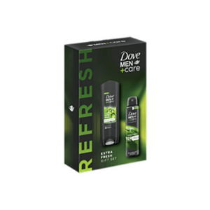 Set cadou Men+Care Extra Fresh: Gel de dus Dove Men+Care Extra Fresh - 250 ml + deodorant Dove Men+Care Extra Fresh - 150 ml imagine