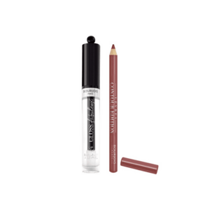 Set cadou : Luciu de buze Fabuleux Gloss 01 Glow'bally chic - 2.4 g + Creion de buze Contour Edition 01 Nude Wave - 1.14 g imagine