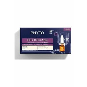 Tratament impotriva caderii progresive a parului pentru femei - Phytocyane - 12 fiole x 5 ml imagine