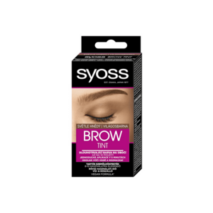 Vopsea pentru sprancene Brow Tint - Maro Deschis - rezistenta la apa si la stergere - formula vegana - 10 ml imagine