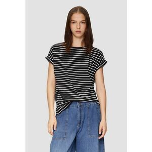 Tricou relaxed fit cu model in dungi imagine