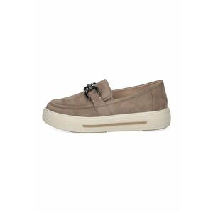 Pantofi loafer flatform de piele imagine