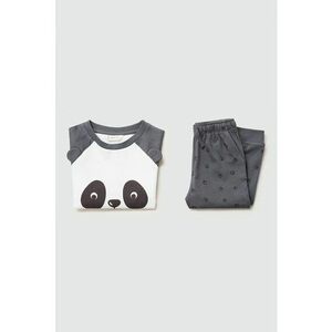 Pijama cu maneci raglan Panda imagine