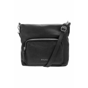 Geanta crossbody de piele cu buzunare exterioare imagine