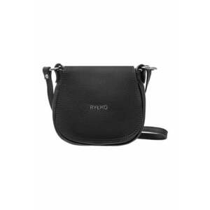 Geanta crossbody de piele cu logo imagine