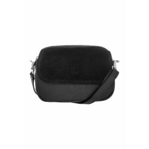 Geanta crossbody de piele si piele intoarsa imagine