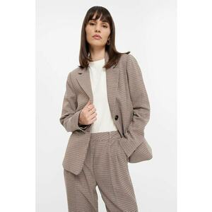 Sacou cu model houndstooth imagine