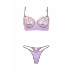 Set lenjerie sexy 2 piese cu dantela - sutien - EFAYN RO imagine