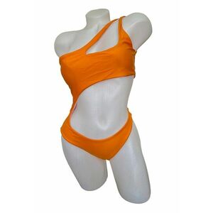 Costum de baie dama - o piesa - slip tanga si sutien cu prindere pe un umar - ® imagine